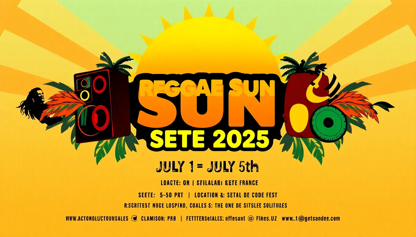 Reggae Sun Sète 2025 : Programmation, Dates & Infos